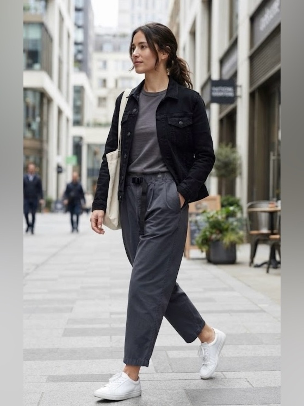 Harem black pants